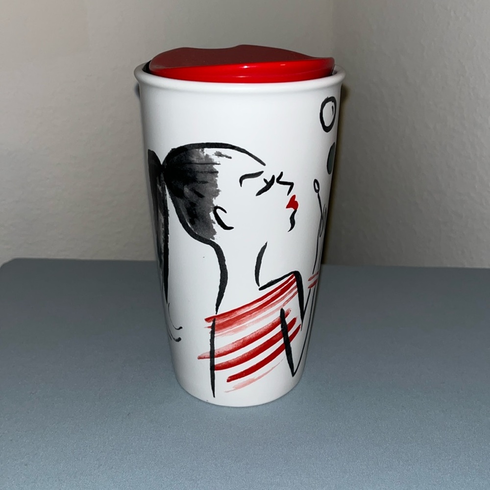 Glass Starbucks cup